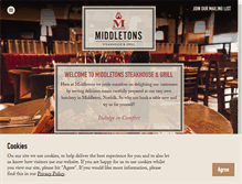 Tablet Screenshot of middletons-shg.co.uk